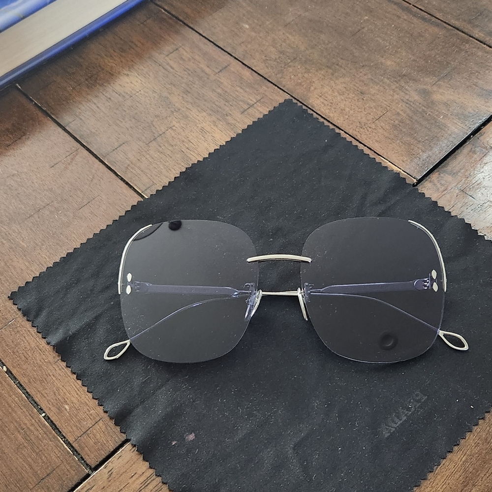 Isabel Marant Black Rimless Sunglasses